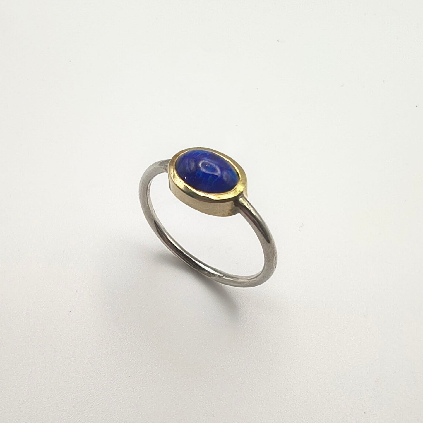 Anello Cerchi di Luce - Lapislazzulo