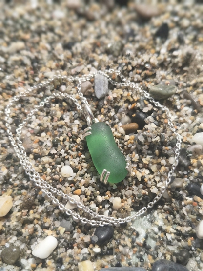 Collana Gocce di Mare - verde/azzurro
