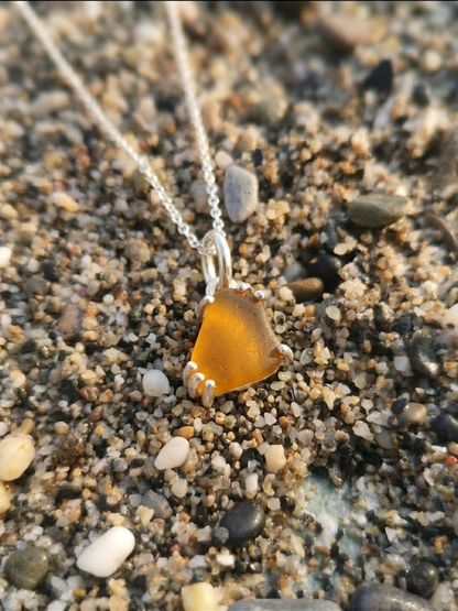 Collana Gocce di Mare - Arancio