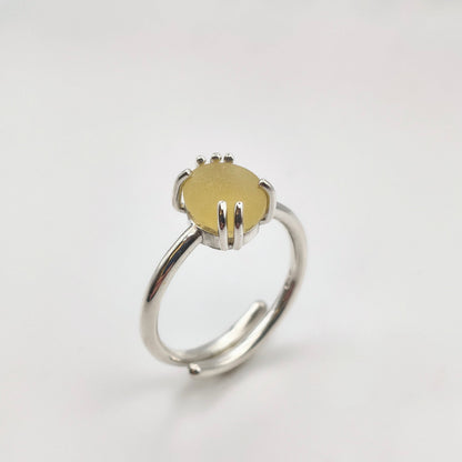 Anello Gocce di Mare - Giallo