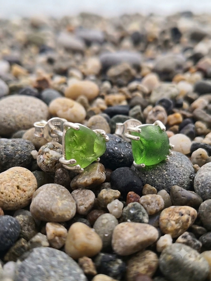 Orecchini Gocce di Mare - verde