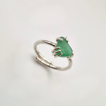 Anello Gocce di Mare - verde