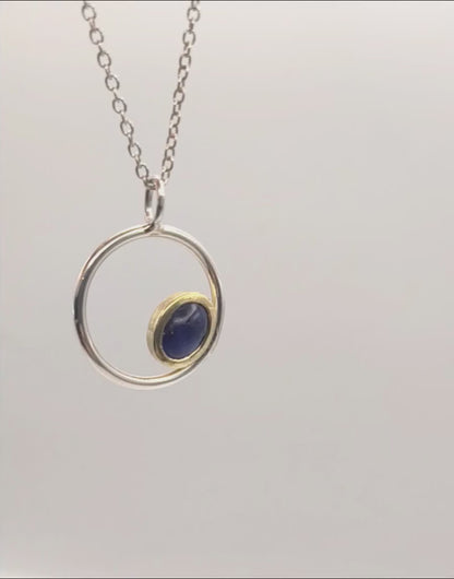 Collana Cerchio di Luce - Lapislazzulo